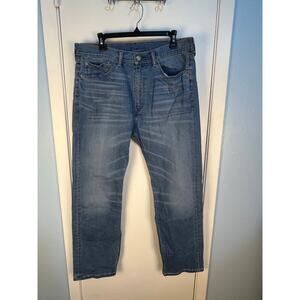 Levi’s 505 Jeans 36x30 Blue High Rise Straight Leg Regular Fit Work